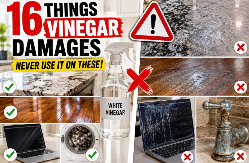 16 Things Vinegar Damages—Never Use It on These