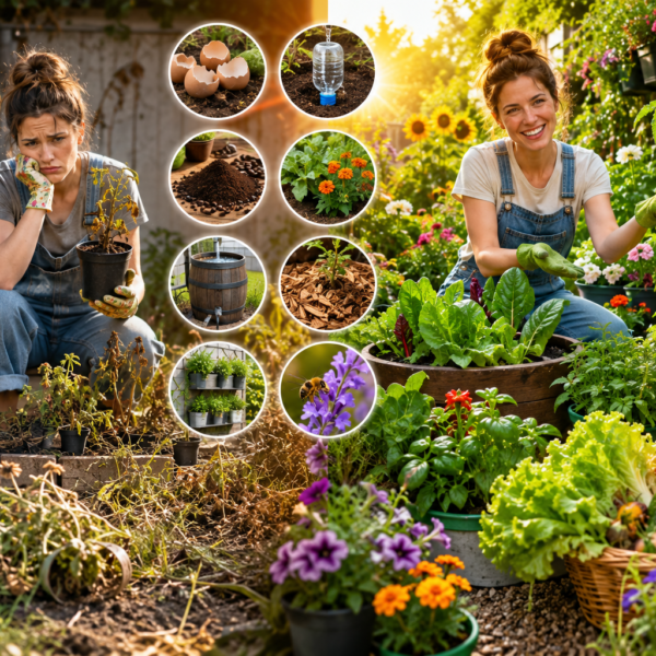 Gardening transformation: from chaos to bloom