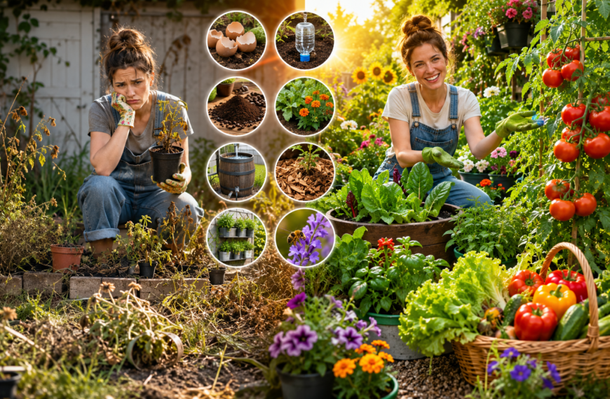 Gardening transformation: from chaos to bloom