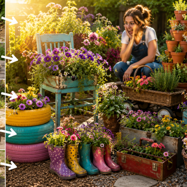 18 Creative Garden Planter Ideas That Will Instantly Transform Your Outdoor Space