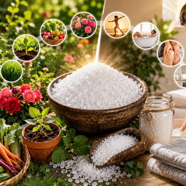 Garden wellness and relaxation concepts