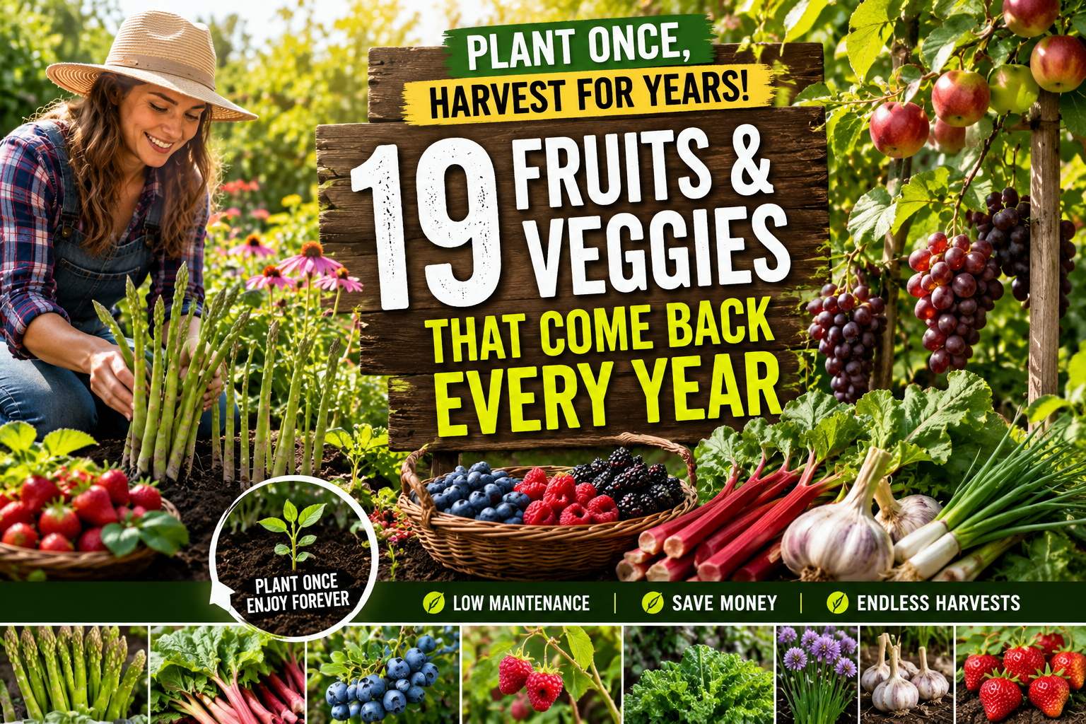 Plant once, harvest forever